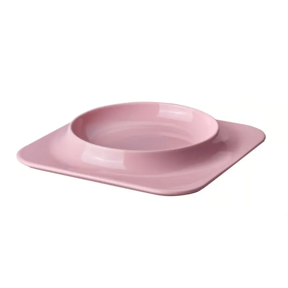 IKEA VINTERFINT Plate, Pink, 10 ½x10 ½ 